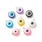 Transparent Evil Eye Resin Pendants