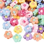 Two Tone Opaque Acrylic Beads