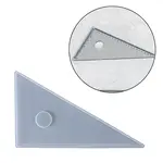30/60/90 Degree Triangle Ruler Silicone Molds