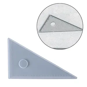 30/60/90 Degree Triangle Ruler Silicone Molds