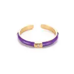 Brass Enamel Cuff Rings
