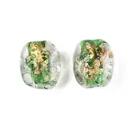 Handmade Foil Glass Beads
