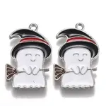 Halloween Theme Alloy Enamel Pendants