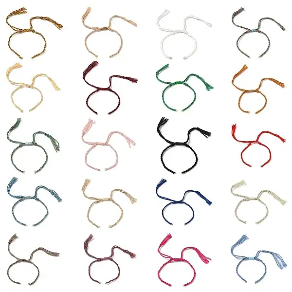 Braided Cotton Cord Bracelet Making