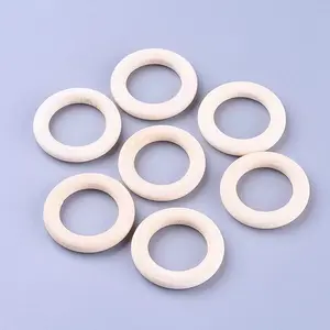 Unfinished Wood Linking Rings