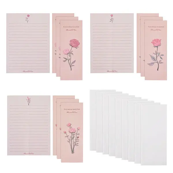 3Pcs Paper Letter Stationery