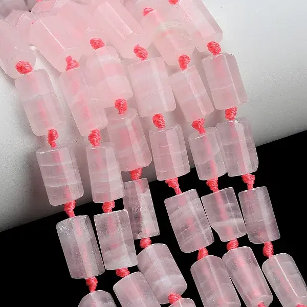 Natural Pink Calcite Beads Strands