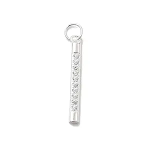 925 Sterling Silver Micro Pave Cubic Zirconia Pendants