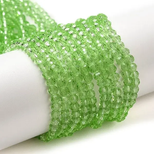 Transparent Glass Beads Strands