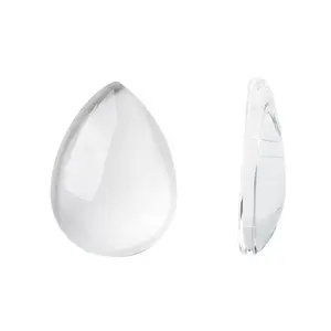 Transparent Teardrop Glass Cabochons