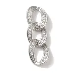 Rack Plating Brass & Cubic Zirconia Pendants
