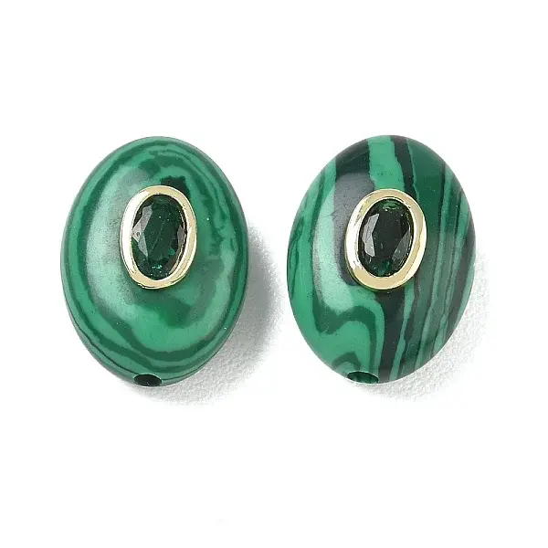 Synthetic Malachite Beads
