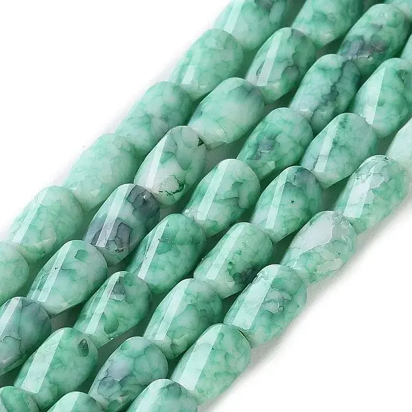 Ombre Effect Dyed Glass Beads Strands