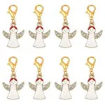 20Pcs Angel Alloy Enamel Pendant Decorations