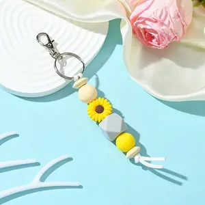 Sunflower Silicone Beaded Pendant Decorations