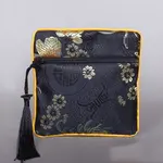 Square Chinese Style Cloth Tassel Bags
