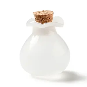 Lucky Bag Shape Glass Cork Bottles Ornament