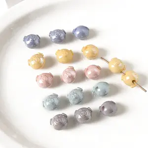 Opaque Acrylic European Beads