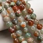 Natural Fire Crackle Agate(Dyed & Heated) Beads Strands