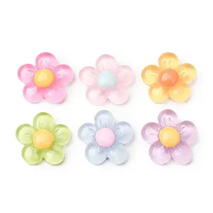 Transparent Resin & Glitter Powder Cabochons