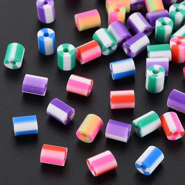 Fixed Mixed 5 Style Handmade Polymer Clay Beads