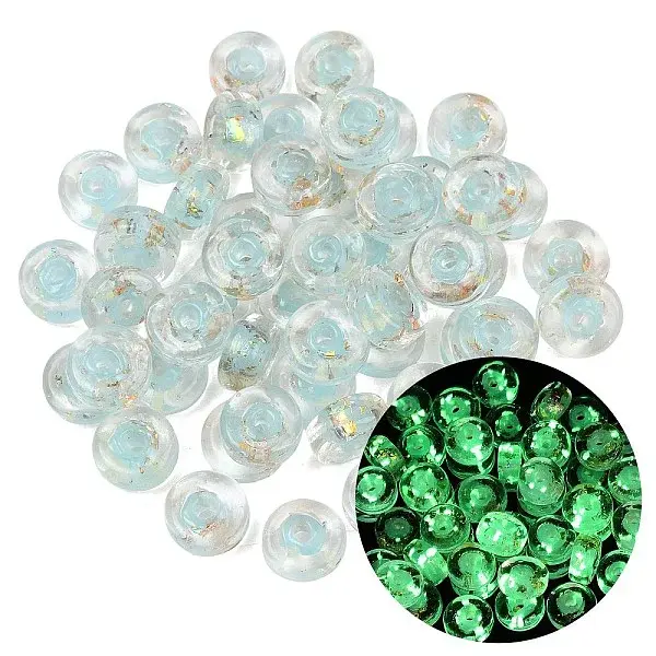 Luminous Handmade Foil Glass Beads