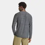 ADIDAS PERFORMANCE Funkčné tričko  sivá melírovaná / biela