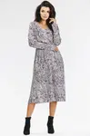 Awama Woman's Dress A666 White/Black
