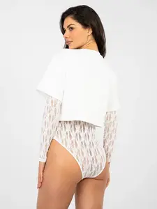 Bílé krajkové body