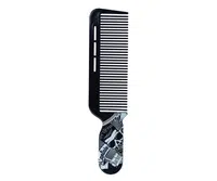 Barber hřeben na vlasy Captain Cook 07474 - černý
