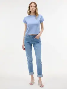 Orsay Světle modré dámské boyfriend džíny - Dámské