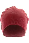 Stonewashed Jersey Beanie kaštanové barvy