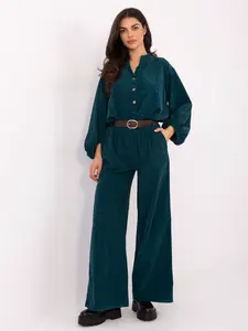 Khaki komplet s kalhotami
