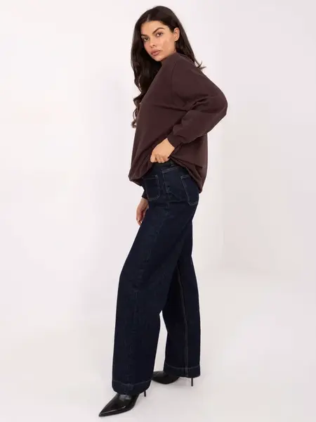 Sweatshirt-RV-BL-5185.70P-dark brown