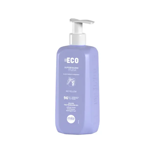 Maska pro neutralizaci žlutých tónů Mila Professional Be Eco Superb Blond Mask - 250 ml (0105042) + dárek zdarma