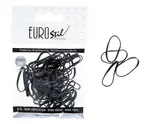 Gumičky do vlasů Eurostil Professional TPU Hair Elastics For Hairstyles - černé, 50 ks (06809)