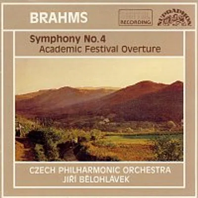 Česká filharmonie/Jiří Bělohlávek – Brahms: Symfonie č.4, Akademická slavnostní předehra