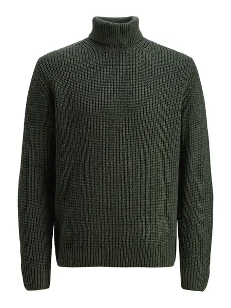 JACK & JONES Sveter 'JORBLEECKER'  jedľová