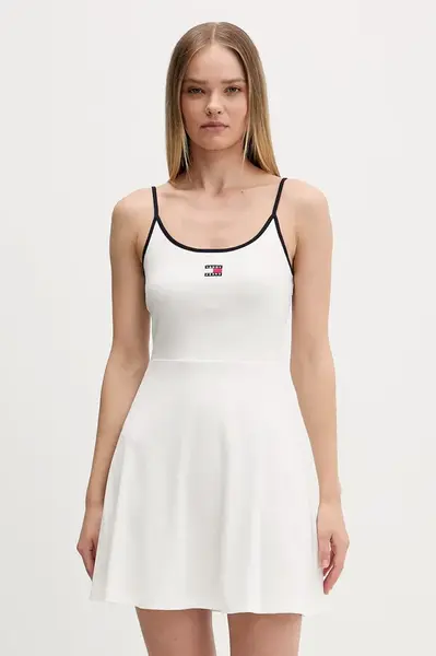 Tommy Jeans letní šaty bavlněné s elastanem