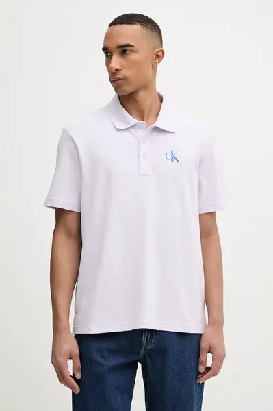 Calvin Klein Jeans polo tričko pánske bavlnené