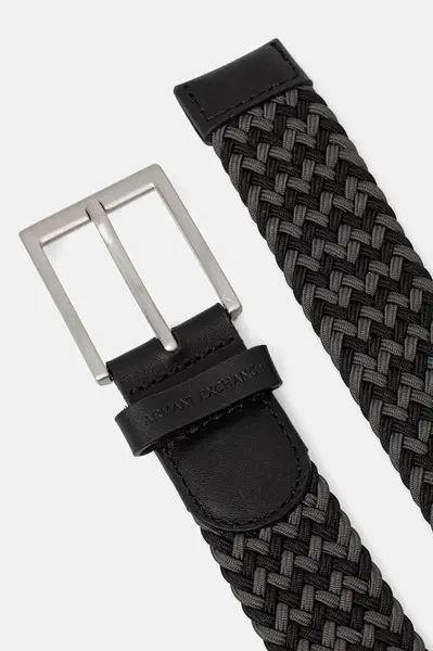 Armani Exchange  pletený pásek pánský