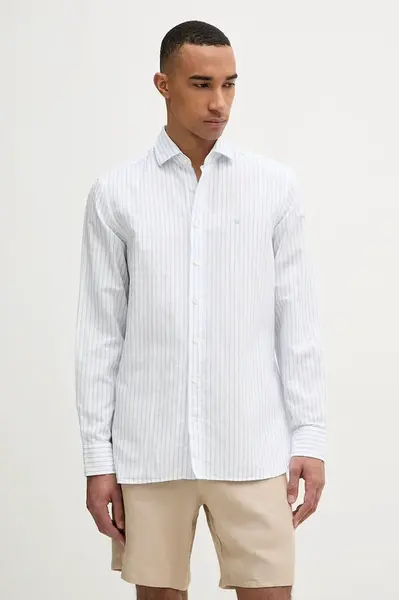 Hackett London  pánská košile s příměsí lnu