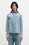 Fiorucci  Džínová košile  Open Back Embroidered Denim
