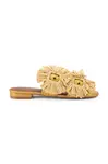 Kurt Geiger London pantofle dámské Raffia Buckle Flat Sdl