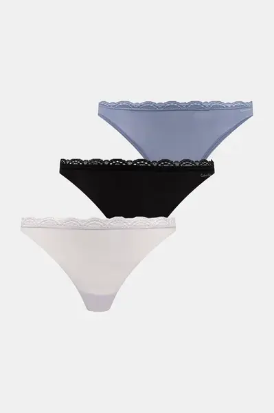 Calvin Klein Underwear tanga dámské 3-pack