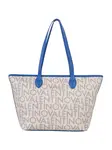 VALENTINO Shopper  béžová / modrá / hnedá