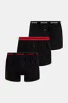 HUGO volné boxerky pánské bavlněné WOVEN BOXER TRIPLET 3-pack