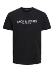 JACK & JONES Tričko 'BLAJake'  čierna / biela