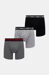 HUGO boxerky pánské bavlněné s elastanem BOXER BR PLANET DES 3-pack