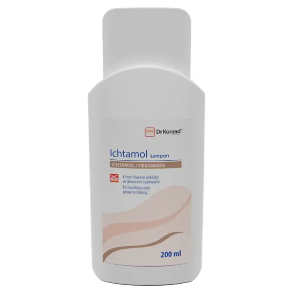 DR KONRAD Ichtamol Šampón na vlasy 200 ml
